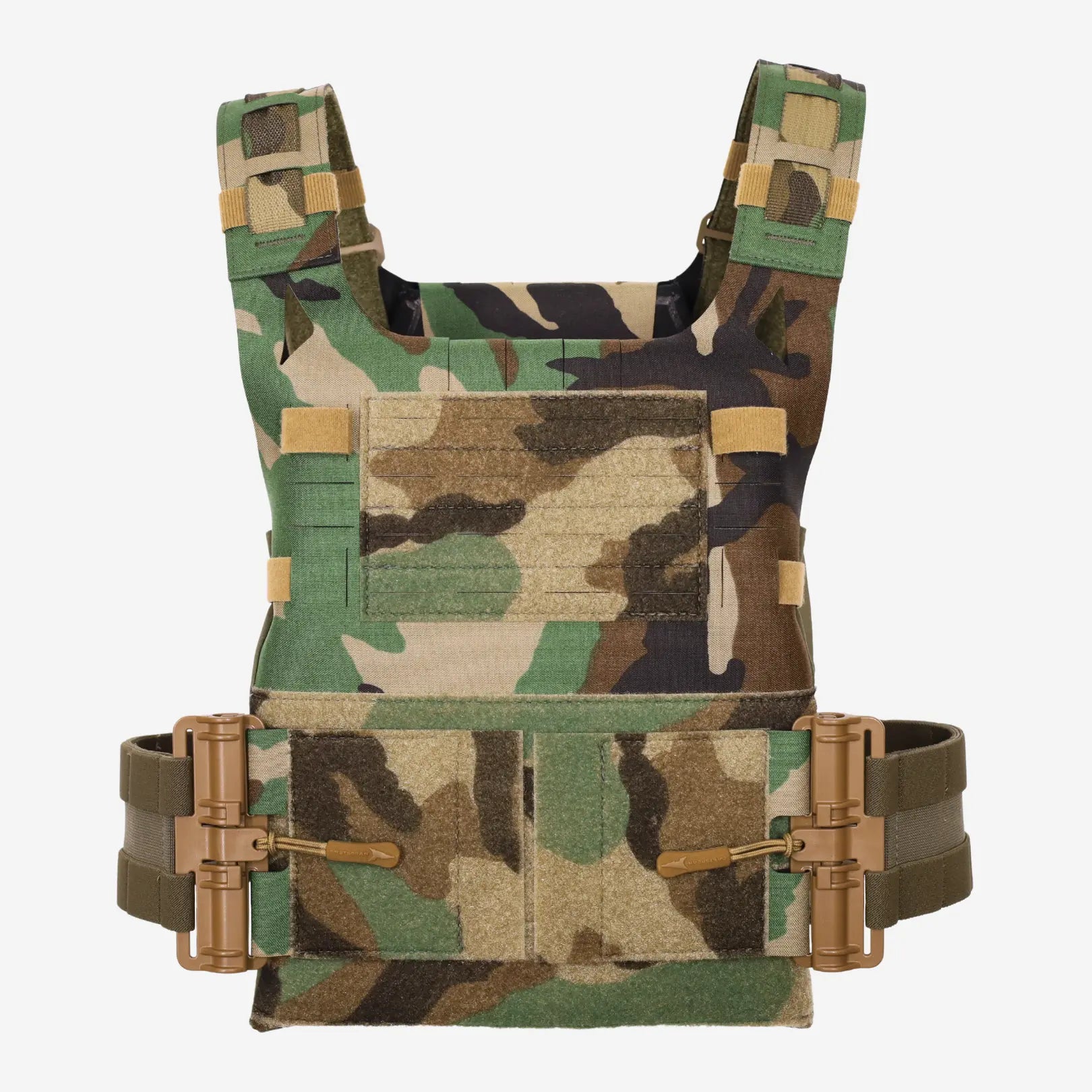 A-JAC 2.0 Plate Bags in M81 Woodland Camo Pattern