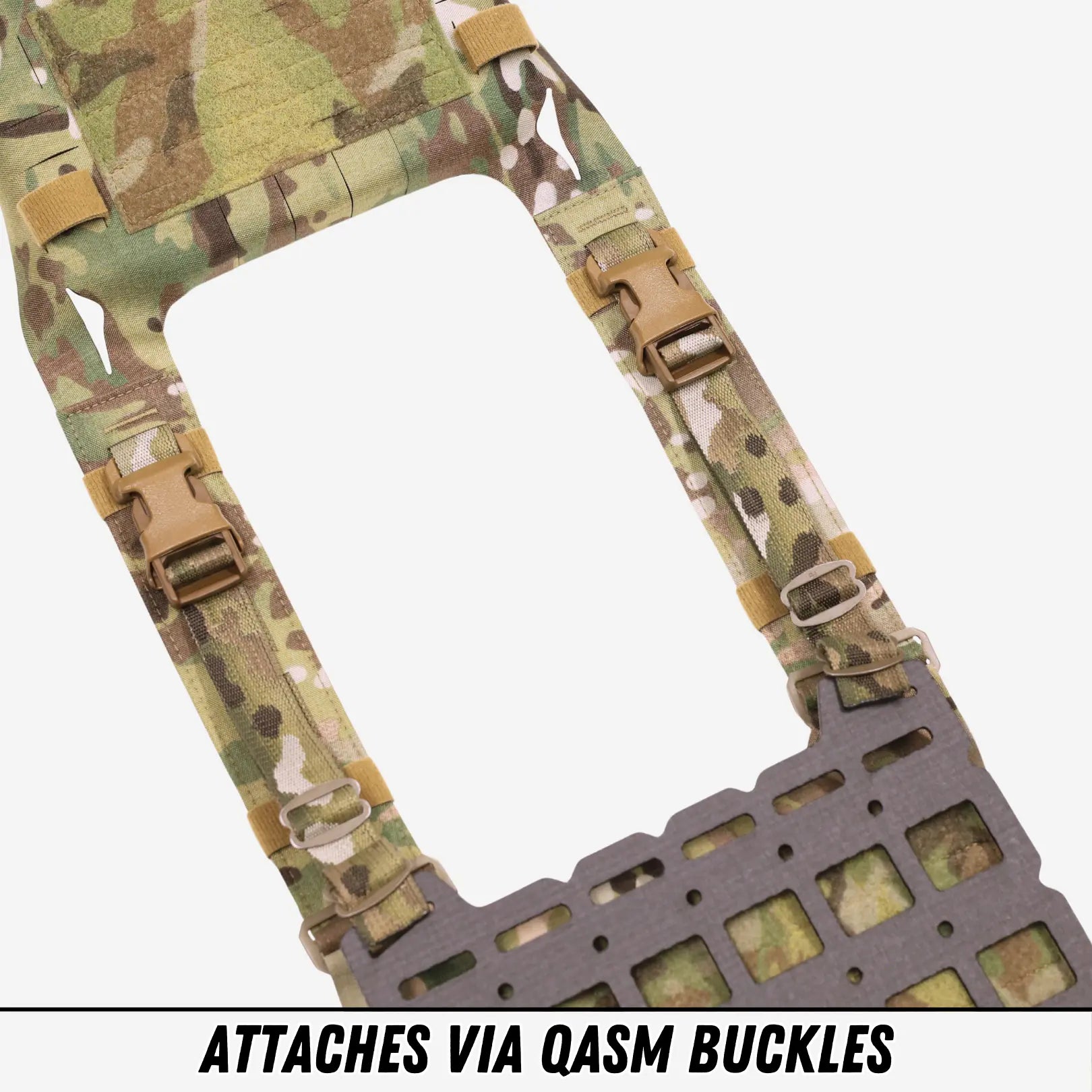 Shoulder Straps from the Grid attaching to A-JAC Plate Bags