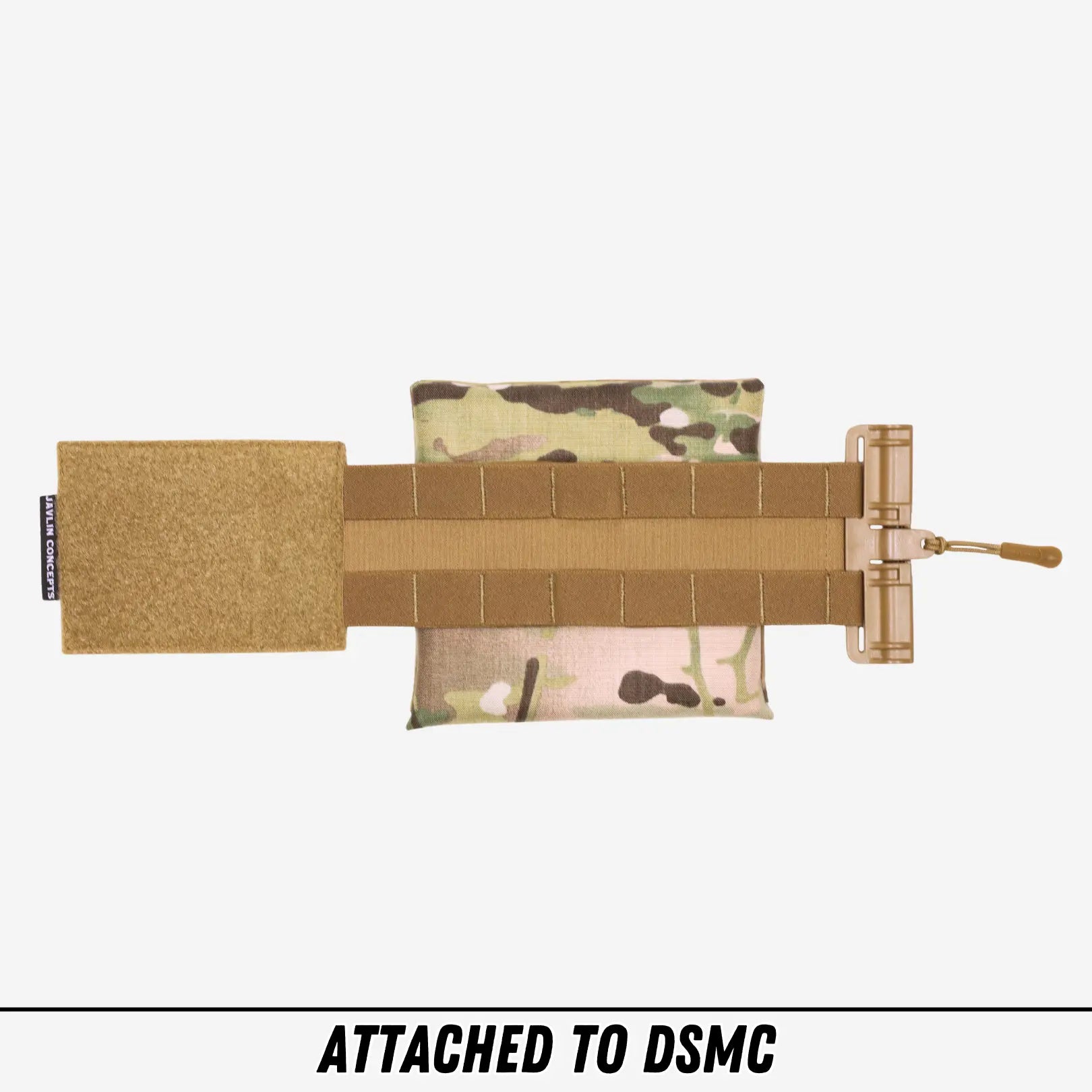 Side plate bags attached to elastic cummerbund