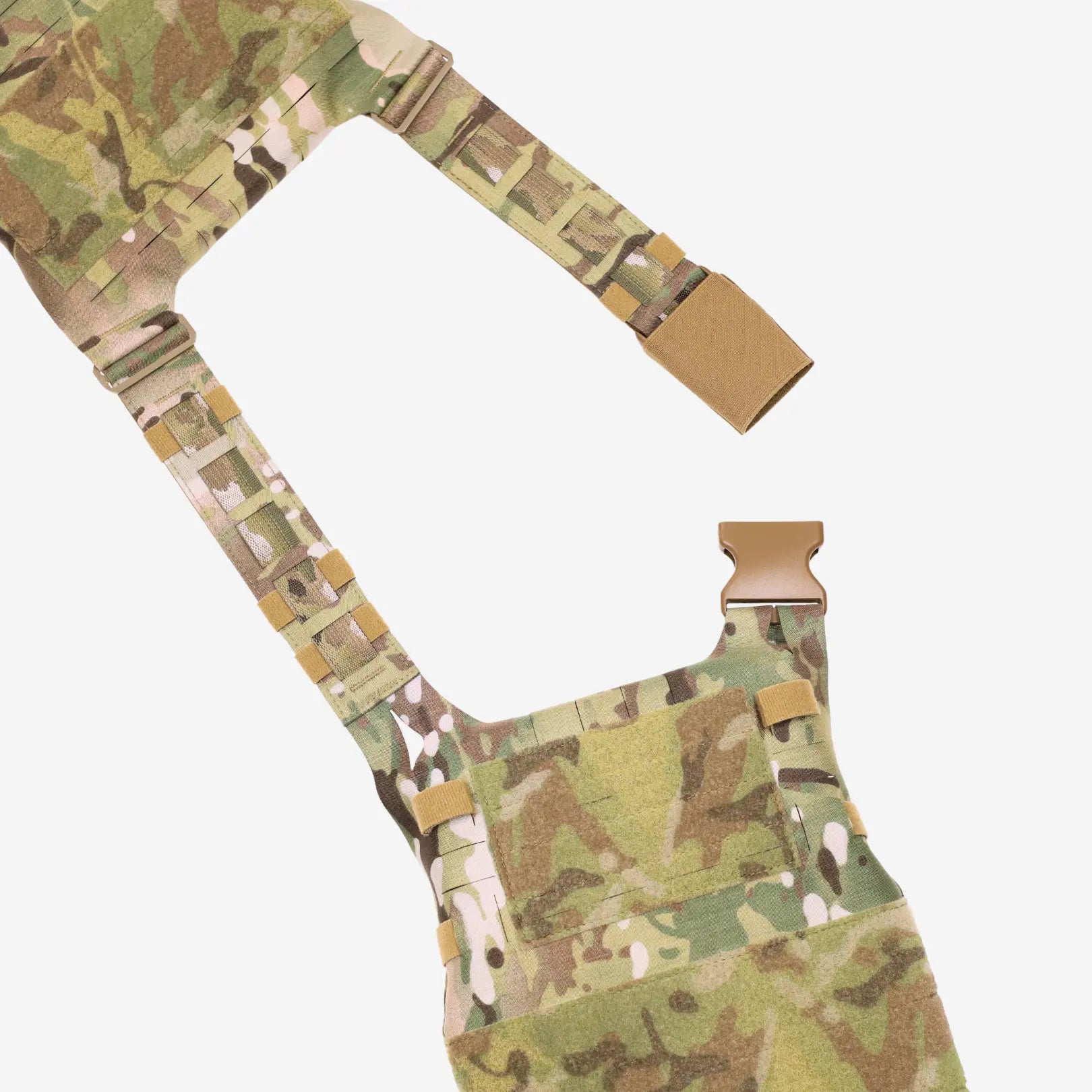 Quick Doff shoulder shown detaching from A-JAC Plate Bags