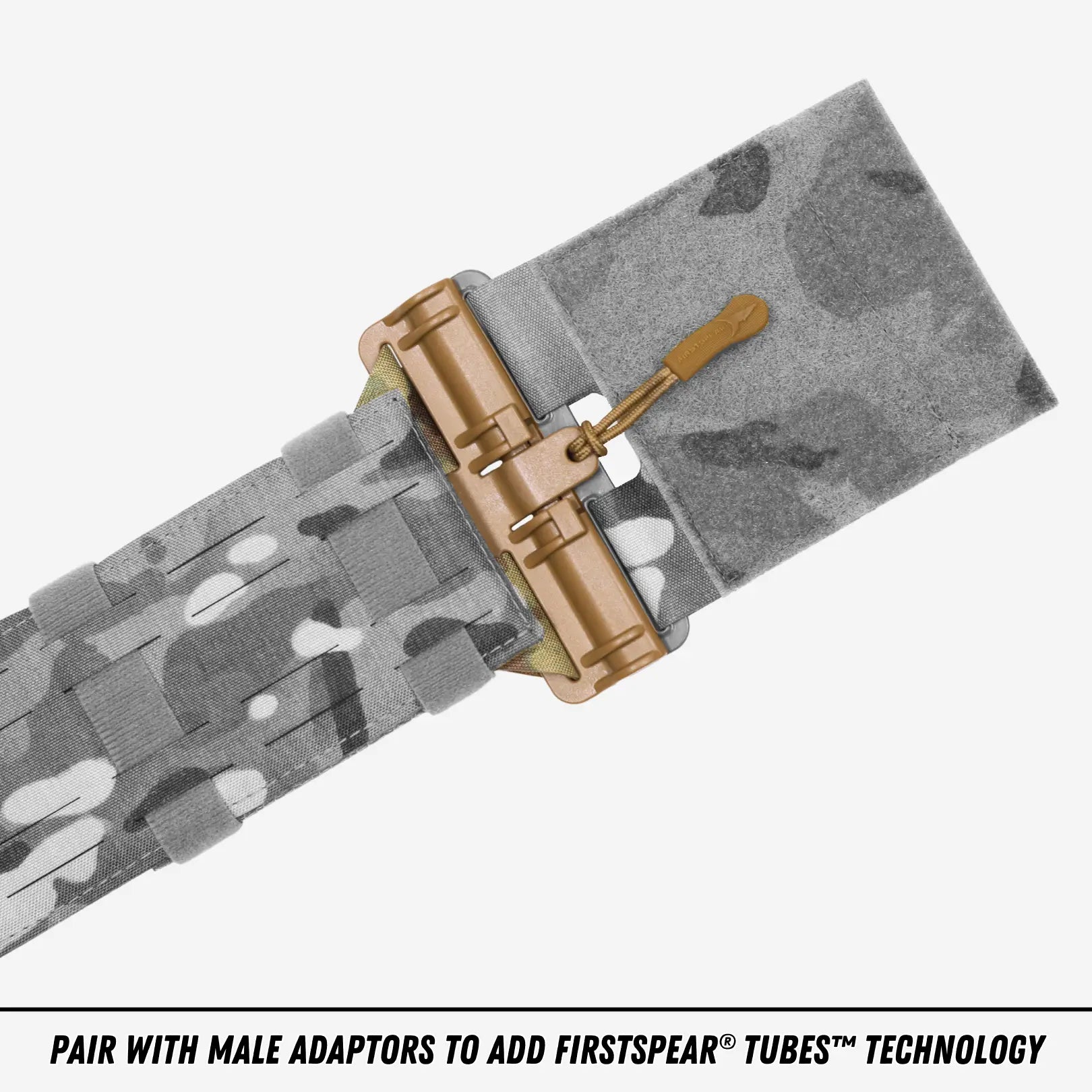 FIRSTSPEAR tubes adaptors shown attached to MCR alongside with Male Tube Adaptors