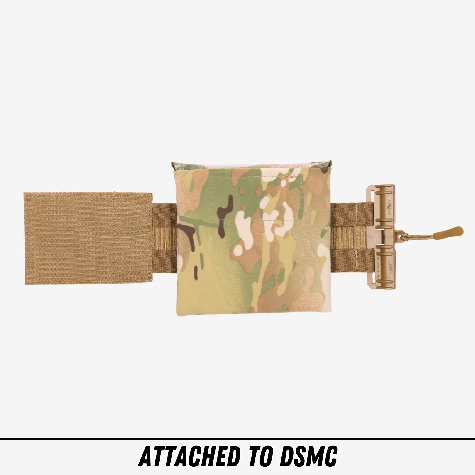Side plate bags attached to elastic cummerbund