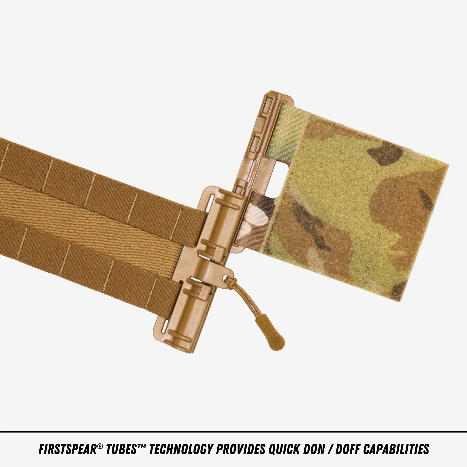 Elastic Cummerbund shown with FIRSTSPEAR tubes