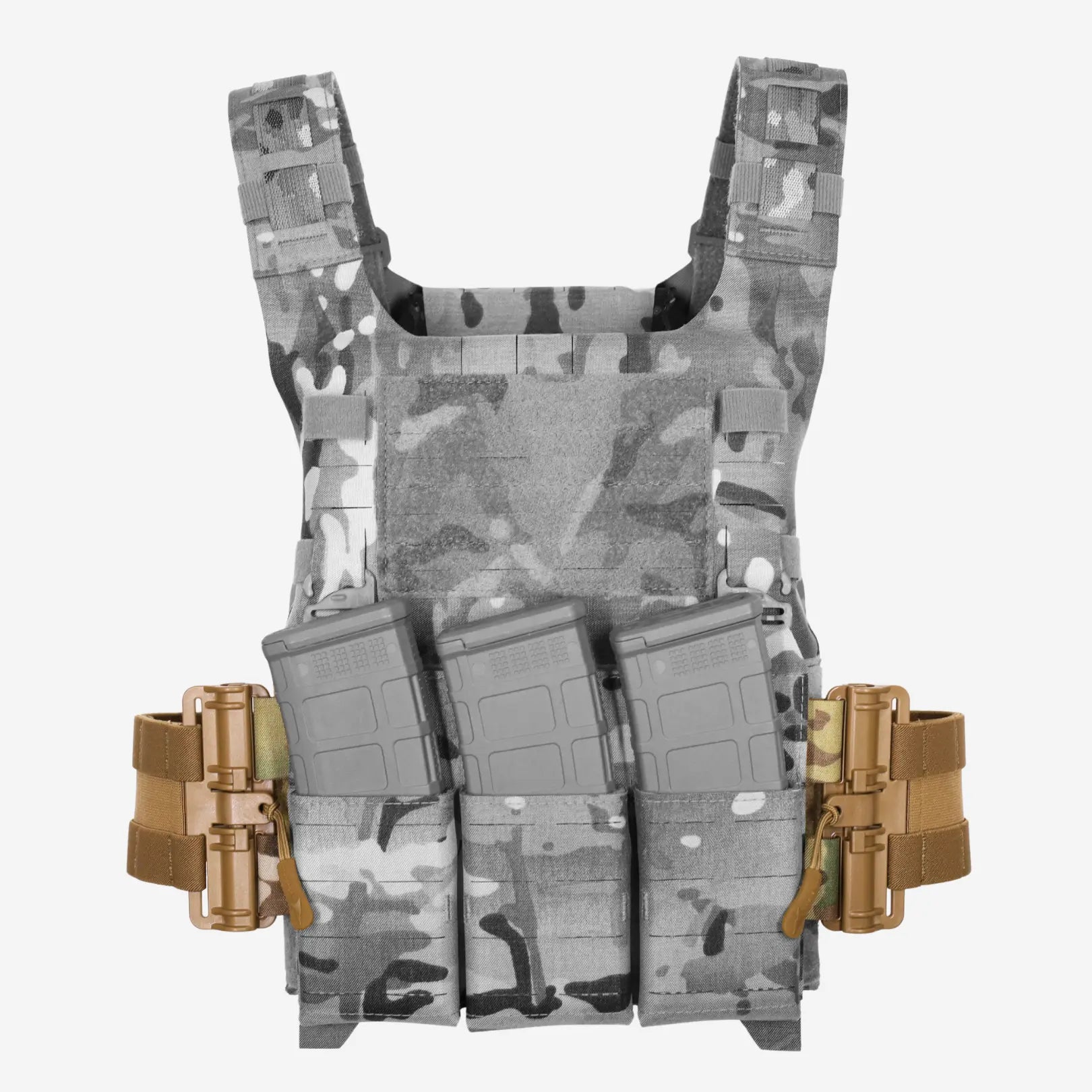 An Elastic MOLLE Cummerbund attached to A-JAC Plate Bags