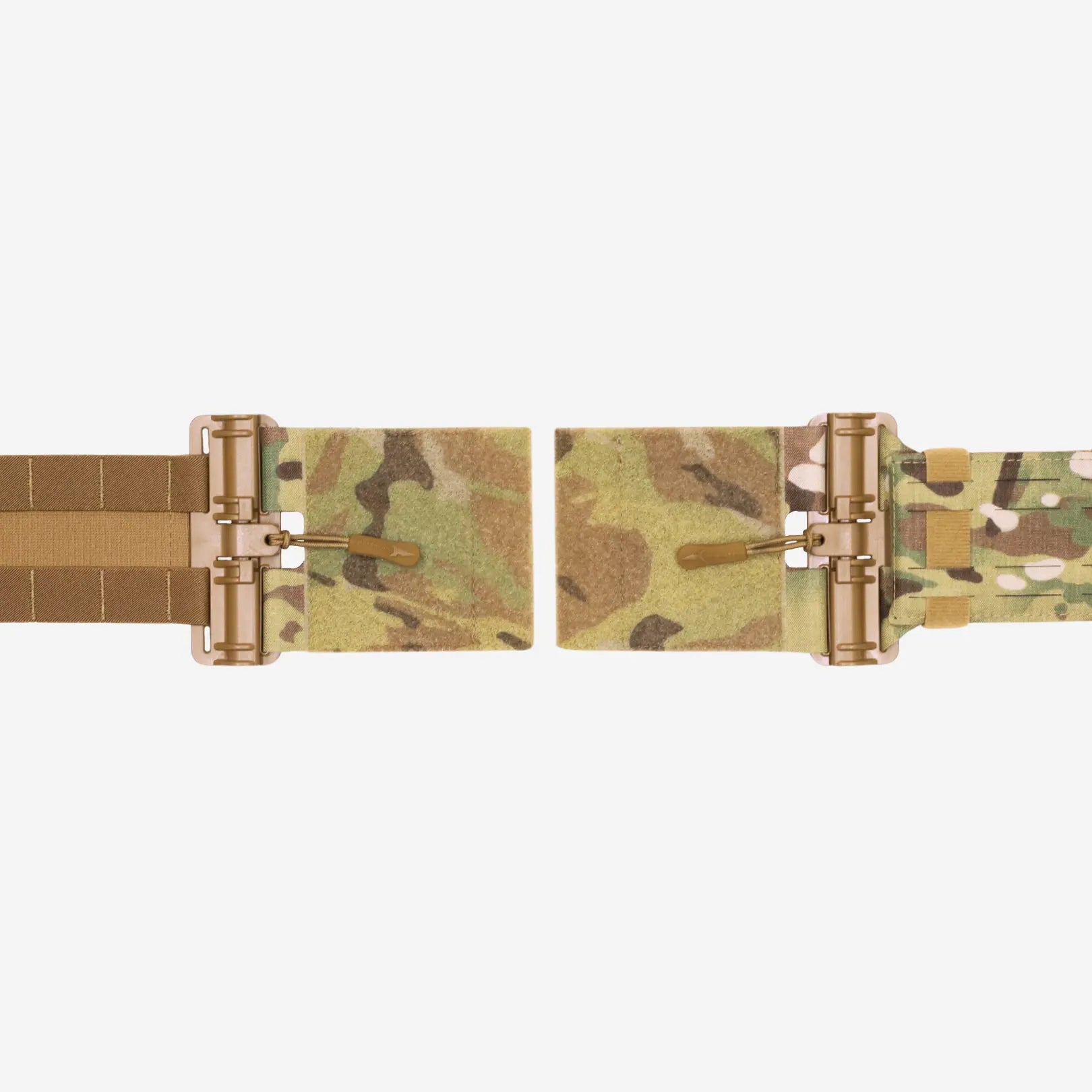 FIRSTSPEAR adaptors shown attached to different types of cummerbunds