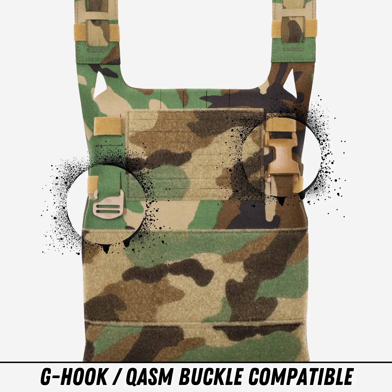 Compatibility with G-hook or QASM Buckle hardware