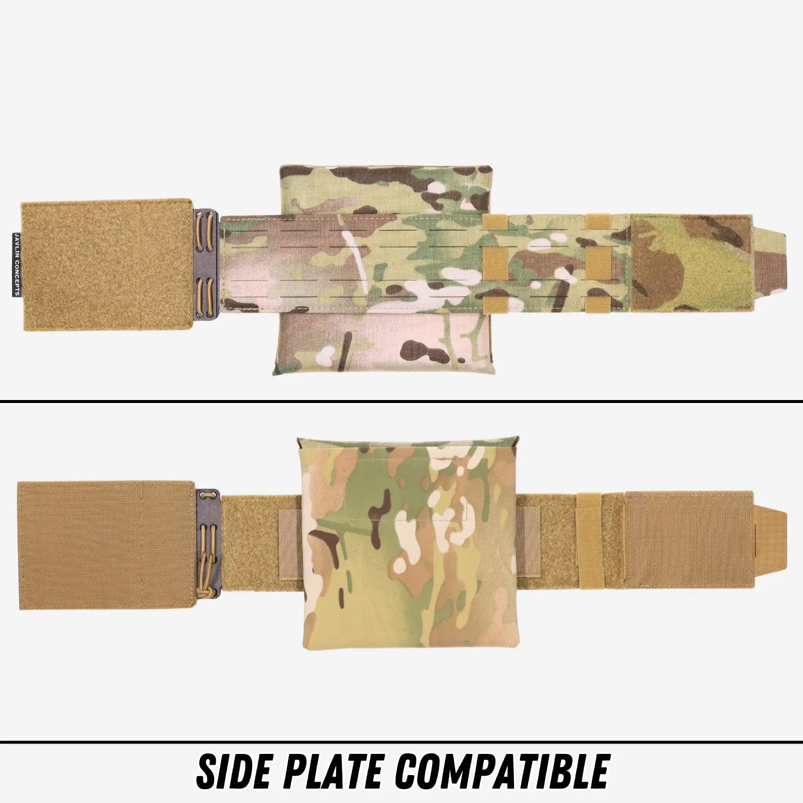 compatibility shown with side plates