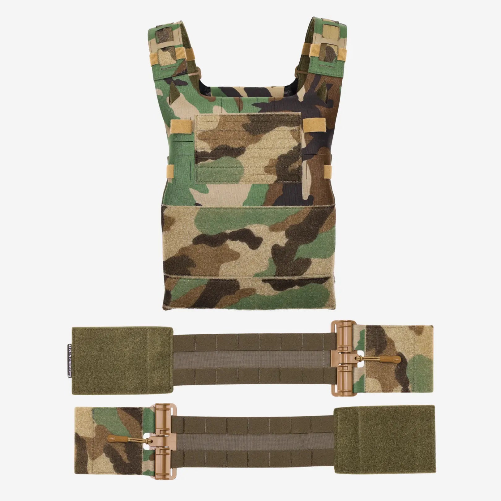 Plate Bags and elastic cummerbund next to each other