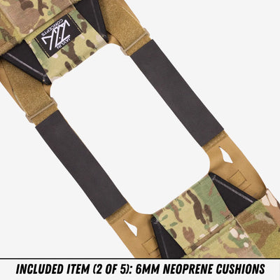 5mm Neoprene foam used as shoulder cushions