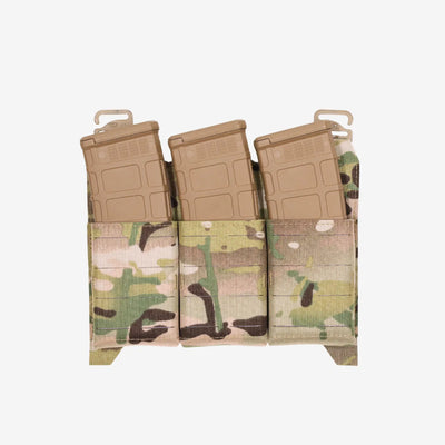 A triple Mag Placard holding three objects 