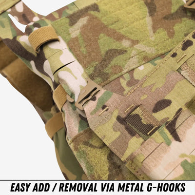 Metal G-hook attachment mechanism 