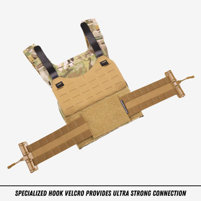 Elastic Cummerbund shown attached to A-JAC Plate Bags 