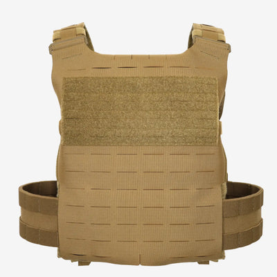 Rear of A-JAC shown in Coyote Brown color 