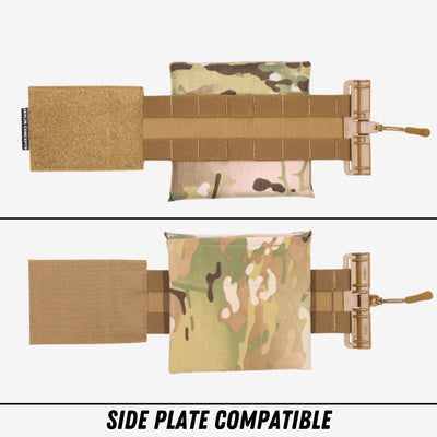 Side Plate Bags shown attached to Elastic Cummerbund 